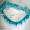 Organza Base Ruffled Lace   Polyester Lace