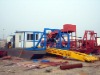 Dustpan-suction dredger