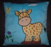 embroidered cushion