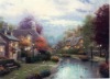 oil painting/pure hand made oil painting/canvas oil painting/Thomas Kinkade oil painting