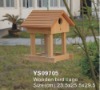 wooden bird cage