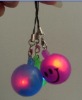 flashing ball key chain with smile face