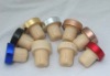 Synthetic cork wine stopper with a releasing air groove TBEGR20