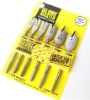 6pc flat wood working drill bit