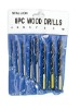 8pc wood working drill