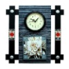 PAINTING WALL CLOCK--craft clock