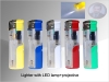 Electronic Lighter with projective lamp