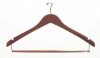 Suit Hanger w/Locking Bar and U-Notches