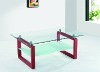 modern glass coffee table