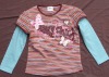 girl's double sleeved spring /autumn t-shirt    F316#