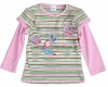 girl's double sleeve t shirt 11386A#