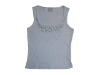 T071037 beaded top, fashion top, lady top