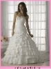 2010 elegant lace with beading bridal wedding gown HS0853