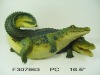 poly resin crocodile decoration for Garden