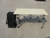 1.1m*0.6m aluminum metal frame folding table