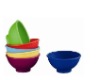 colorful silicone bowl