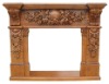 Fireplace Mantel-PT8009 Classic Hand Carved Fireplace Mantel