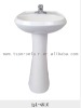 bathroom ceramic pedestal basin/sanitary ware