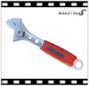 Adjustable wrench with hole