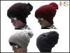 2012 Fashion winter knitted hat/knitting patterns hats/hat knitting machine/acrylic knitted hat