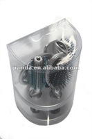 5 pieces plastic hair brush