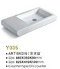 HOT!sanitary ware ceramic art counter basin