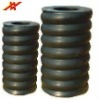 Damping spring for vibrating screen