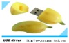 banana shape!! silicone USB flash drive