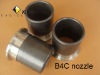 Boron carbide nozzle