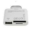 Cheapest 5 in1 USB Camera Connection Kit SD TF M2 MMC MS Card Reader Adapter For iPad 2 3