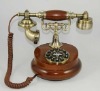 wooden telephone home decor