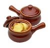 Ceramic soup crocks set