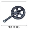 Steel salable chainwheel and crank