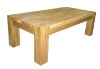 Solid Oak Chunky Coffee Table