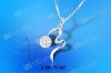 pendant,925 silver pendant with cz,silver jewelry,fashion jewelry