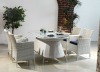 rattan dining chair and table outdoor rattan furniture