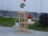 wooden flower shelf