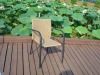 single rattan chair