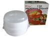 Plastic microwave steamer 4PC