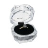 Clear round acylic ring box