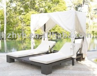 outdoor rattan bed ESR-7347