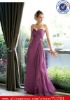 chiffon sweetheart strapless neckline slim bridesmaid dresses light purple