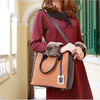 Winter restro series ladies abrazile PU business brown shoulderbag,name brand wholesale women handbags