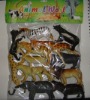 promotional plastic animal set for kids