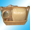 4 PCS Nature Wooden Bath Set