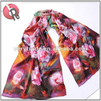 digital print silk scarf