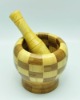 Bamboo Garlic Masher(Dia: 10.5cm H: 11cm)