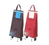 folding wheeled shopping bag