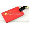 Cheap Custom National flag luggage tag for promotion