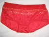 ladies'cotton panty hipster lace tc